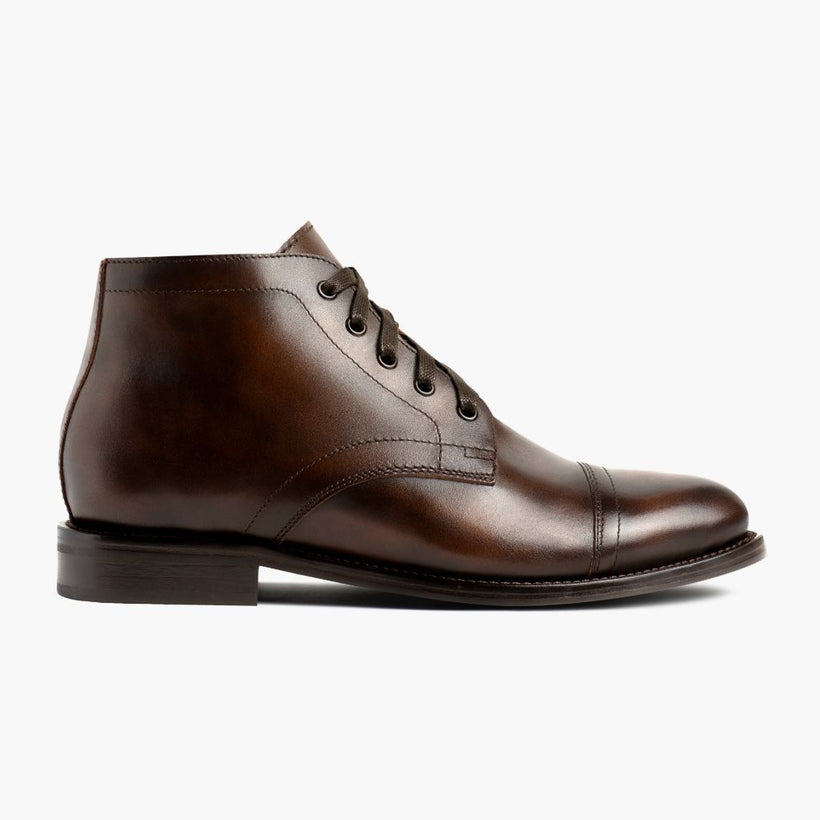 Cadet Rich Mahogany Leather Boots