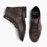Captain Canyon Leather Boots - Reinforced Heel Counter & Precision Double-Row Stitching Detail