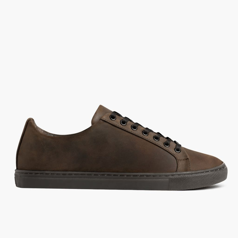 Women's Premier Low Top Tobacco Leather Sneakers