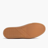 High-Traction Rubber Outsole & Lug Tread Pattern on Women's Premier Low Top Camel Leather Sneakers