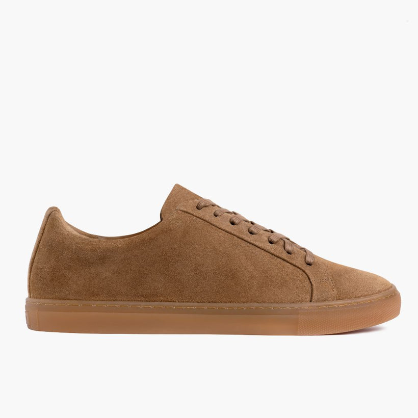 Women's Premier Low Top Camel Leather Sneakers