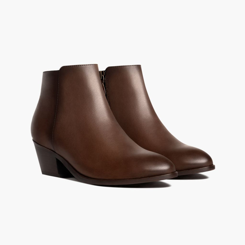 Downtown Amaretto Leather Boots