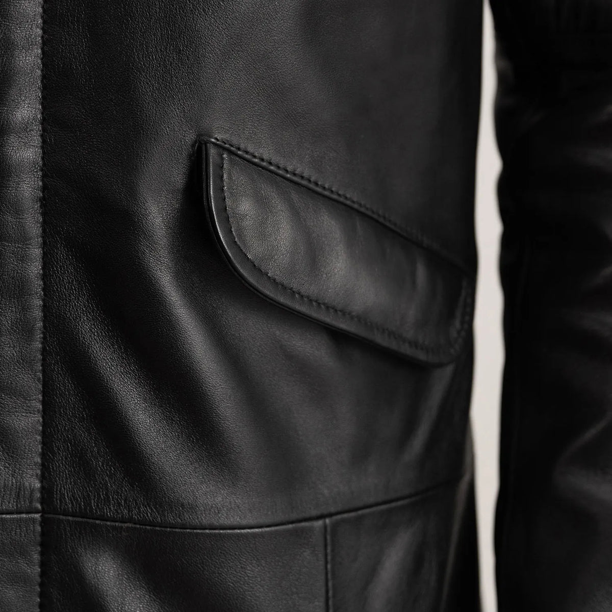 
Interior View Showing Fully Faux Fur-Lined & Dual Inside Utility Storage Pockets