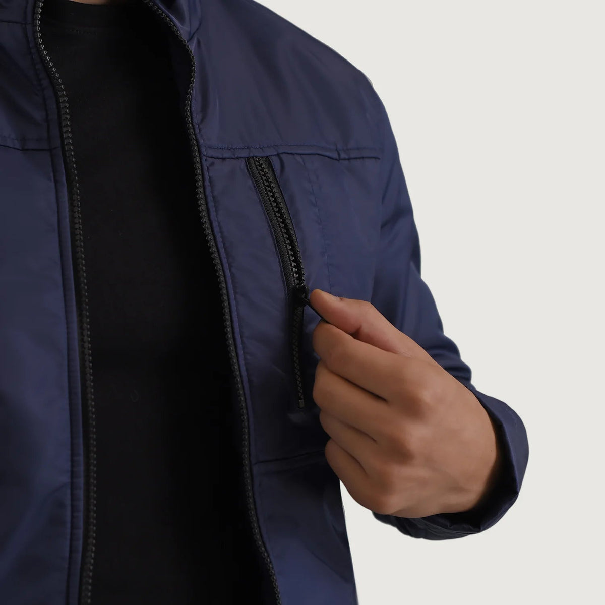 
Interior View Showing Quilted Viscose Lining & Dual Inside Utility Storage Pockets