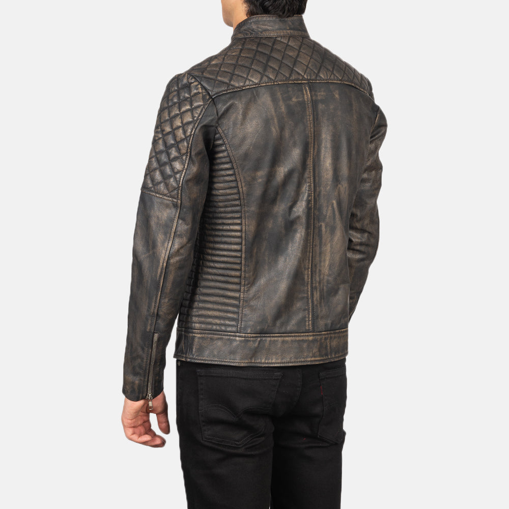
Fernando Quilted Leather Biker Jacket – alternate product view 5