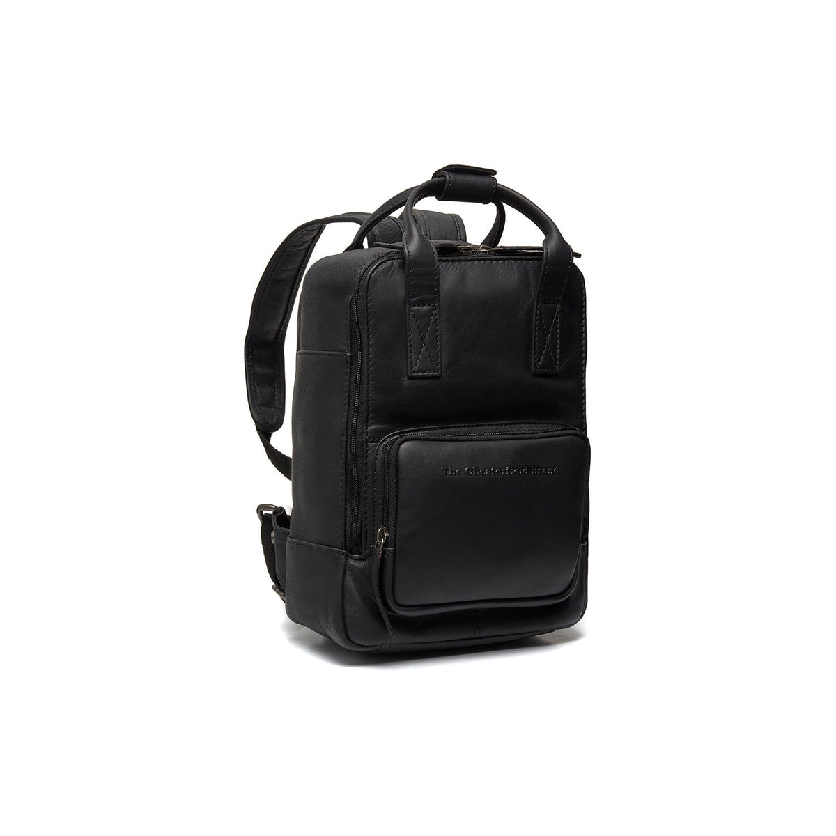 
Bellary Full-Grain Leather Backpack in Classic 100% Full-Grain Leather - Full Exterior Front Profile View | Buy Online