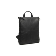 
Manchester Full-Grain Leather Backpack - Structured Side Profile Showing Gusset Depth & Expansion Capacity
