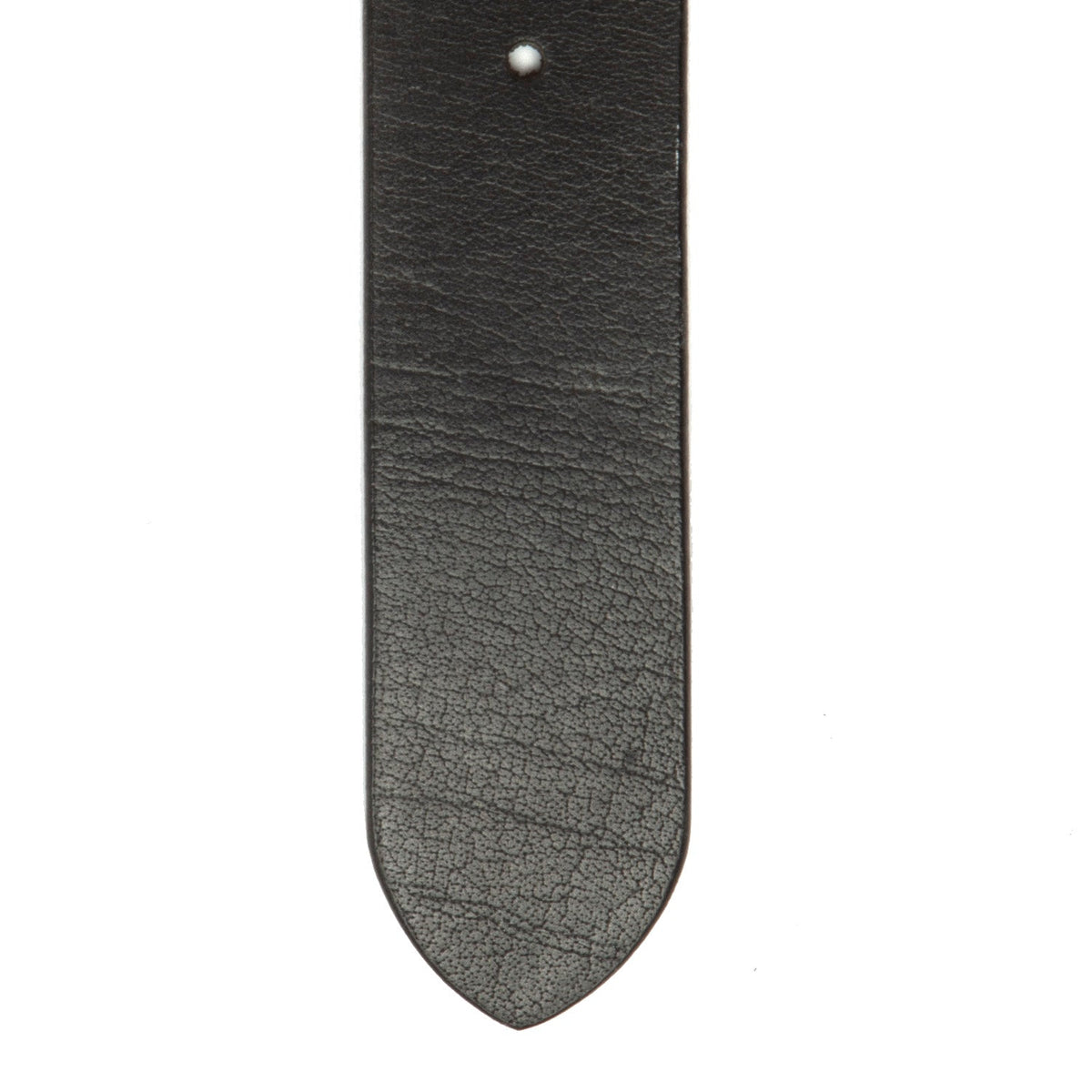 
Solid Antique Brass Hardware & Heavy-Duty Dual Zipper Detail on Morrison Full-Grain Leather Belt