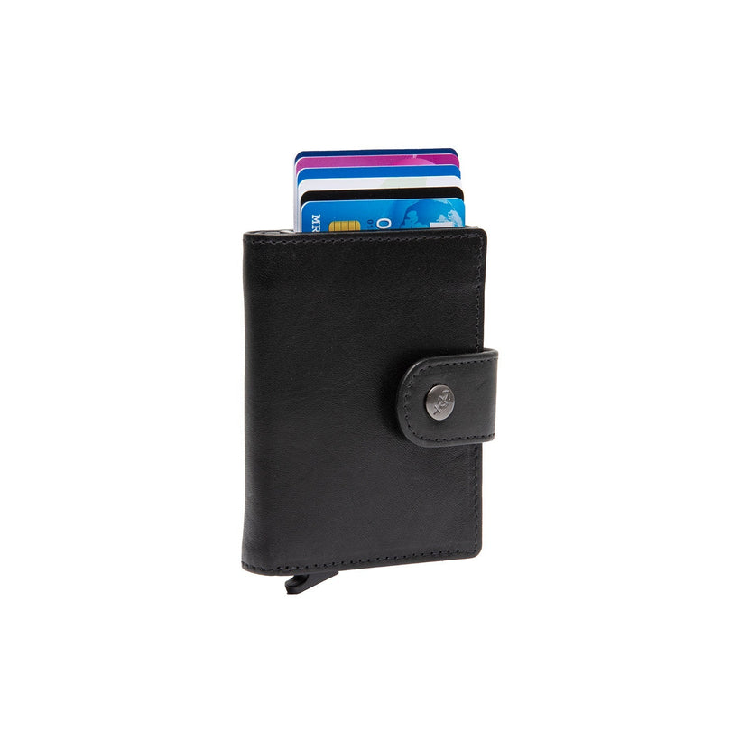 Barrea Full-Grain Leather Card Holder