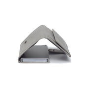 
Light Grey Leather Card Holder Mannheim, detail view 3