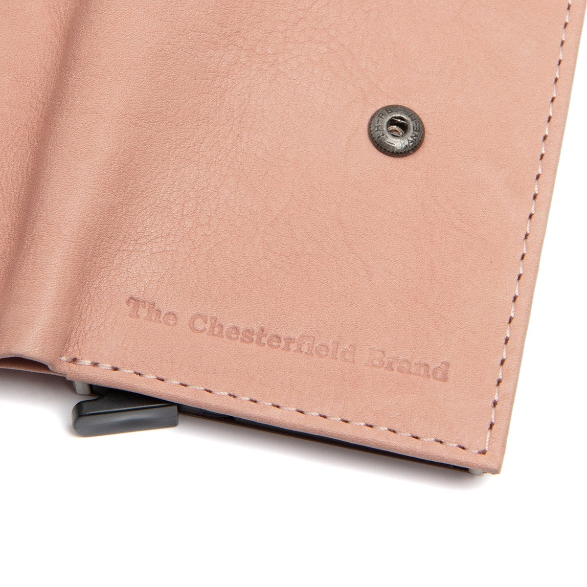 
Vintage Rose Leather Card Holder Torola, detail view 3