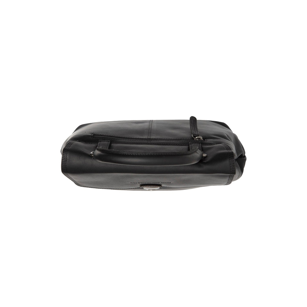 
Angera Full-Grain Leather Handbag - Lateral Side Profile View Showing Sleeve Cut & Athletic Taper Fit