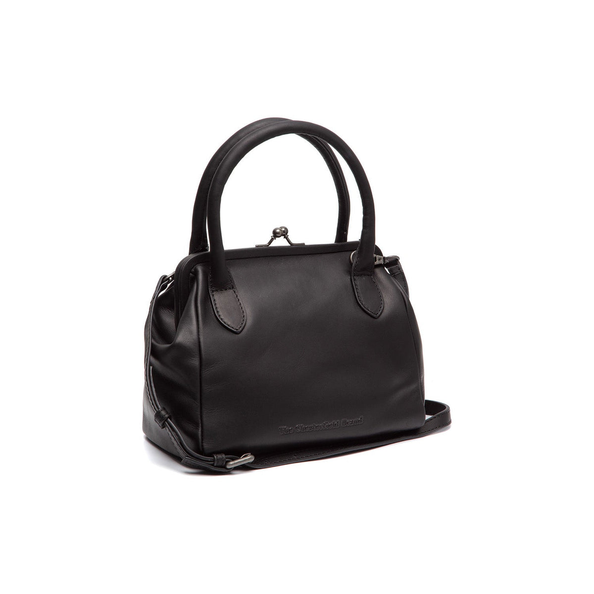 
Chili Full-Grain Leather Handbag in Classic 100% Full-Grain Leather - Front Profile View & Tailored Silhouette | Buy Online