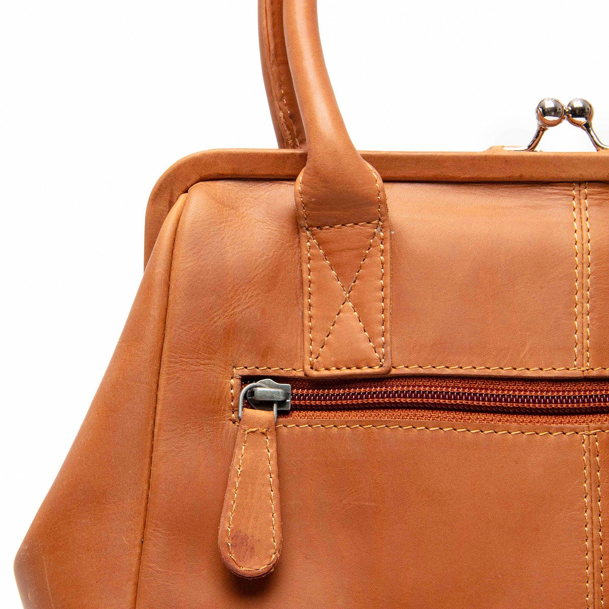 
Dorin Full-Grain Leather Handbag – alternate product view 3