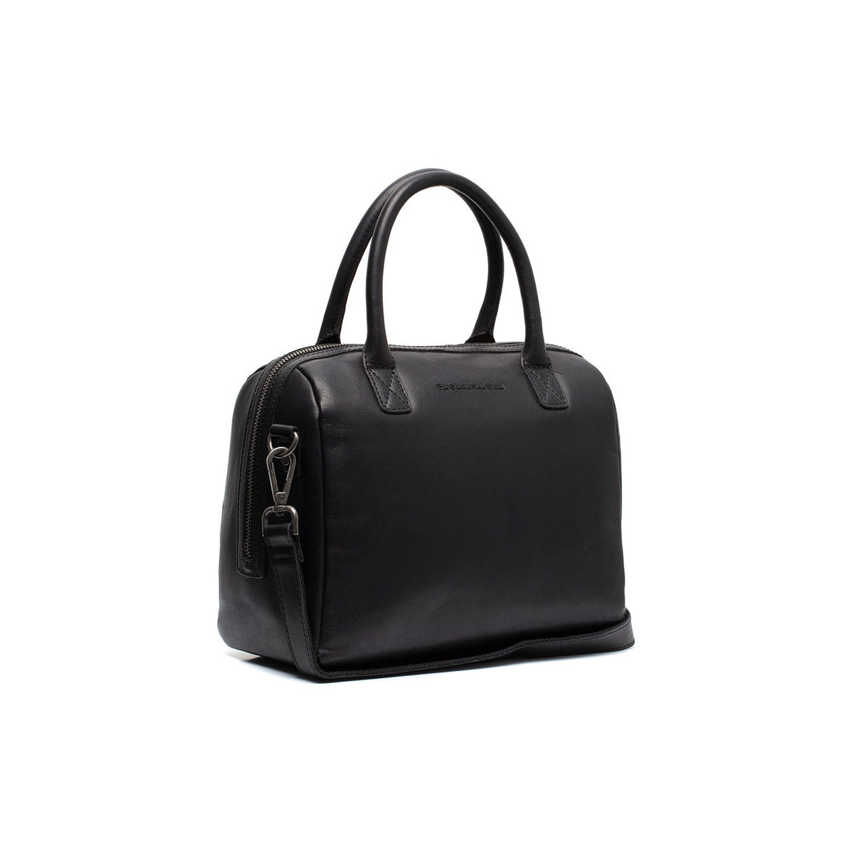 
Langton Full-Grain Leather Handbag in Classic 100% Full-Grain Leather - Front Profile View & Tailored Silhouette | Buy Online