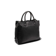 
Passau Full-Grain Leather Handbag in Classic 100% Full-Grain Leather - Front Profile View & Tailored Silhouette | Buy Online