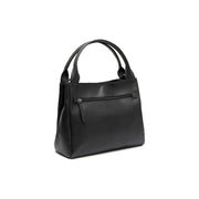
Tailored Rib Cuffs & Hem Craftsmanship Construction Detail on Tenara Full-Grain Leather Handbag