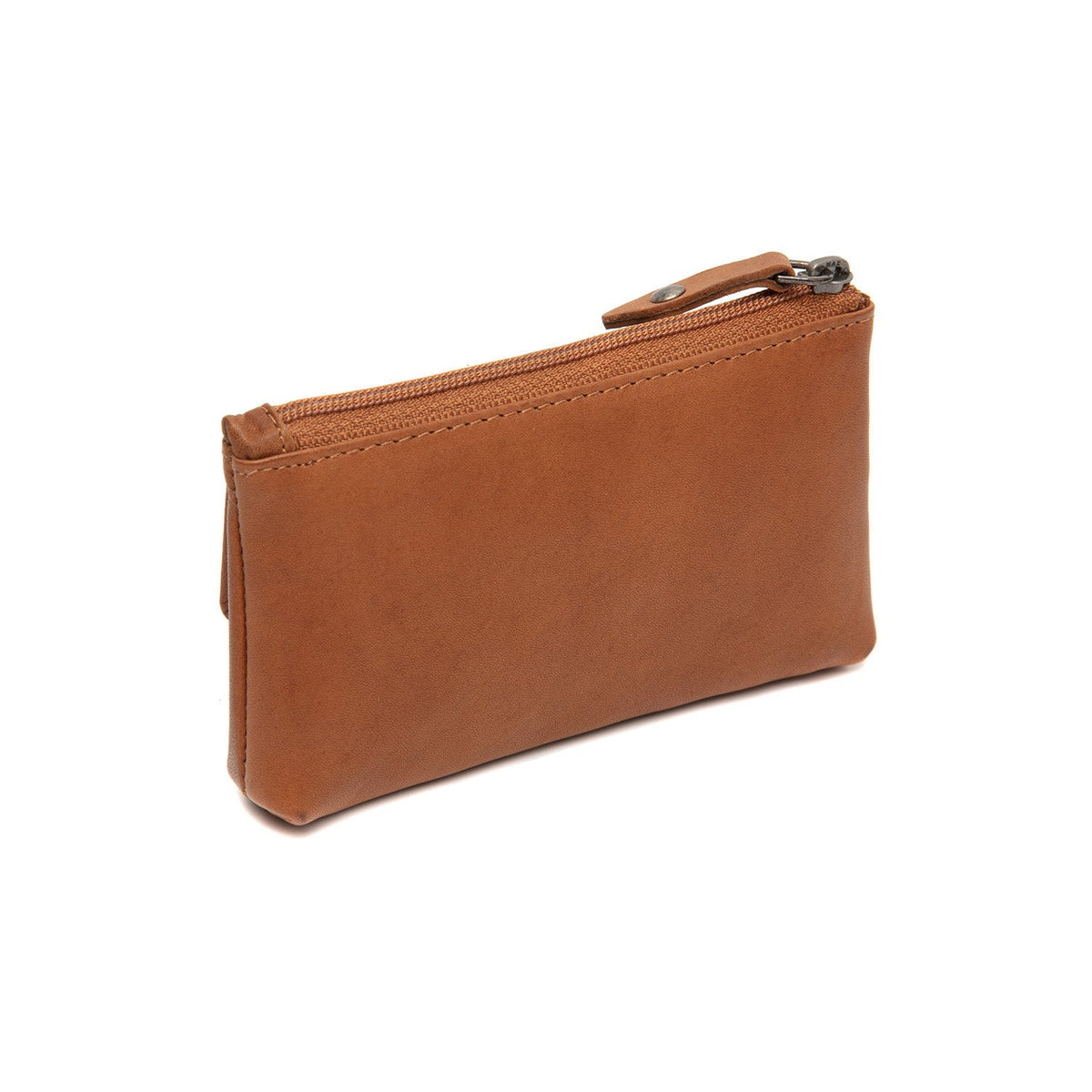 
Cognac Leather Key Case Violette, detail view 5