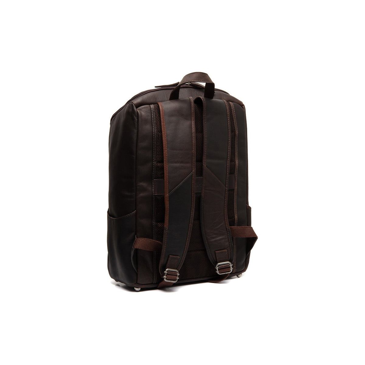 
Brown Leather Laptop Backpack Rich, detail view 6
