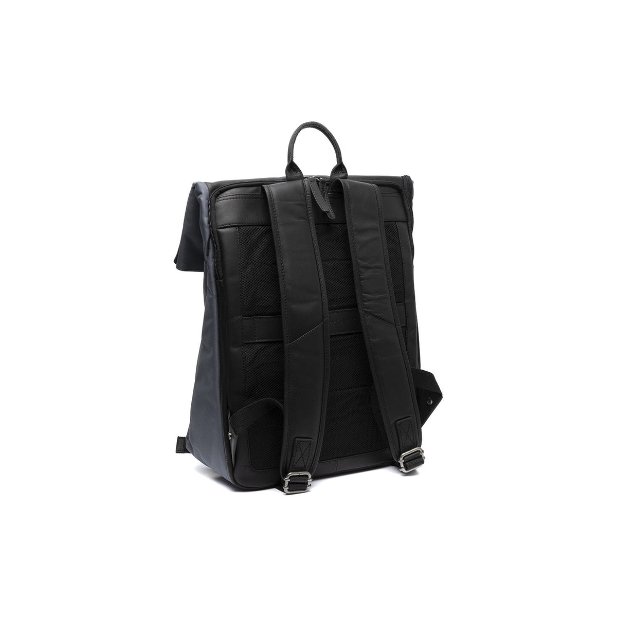 
Light Grey Leather Laptop Backpack Trondheim, detail view 4