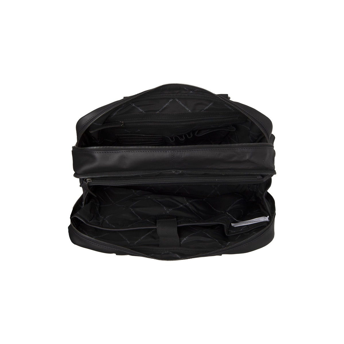 Interior View Showing Dedicated Padded Laptop Sleeve & Multi-Compartment Organization