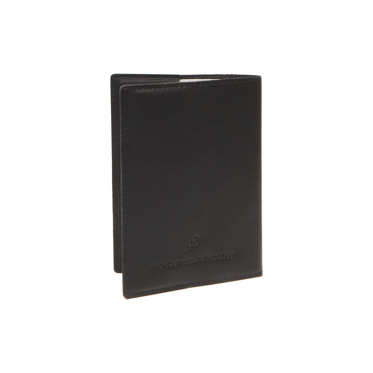 
Close-Up Detail of Classic Collar & Heavy-Duty Zipper Hardware on Leather Passport Case