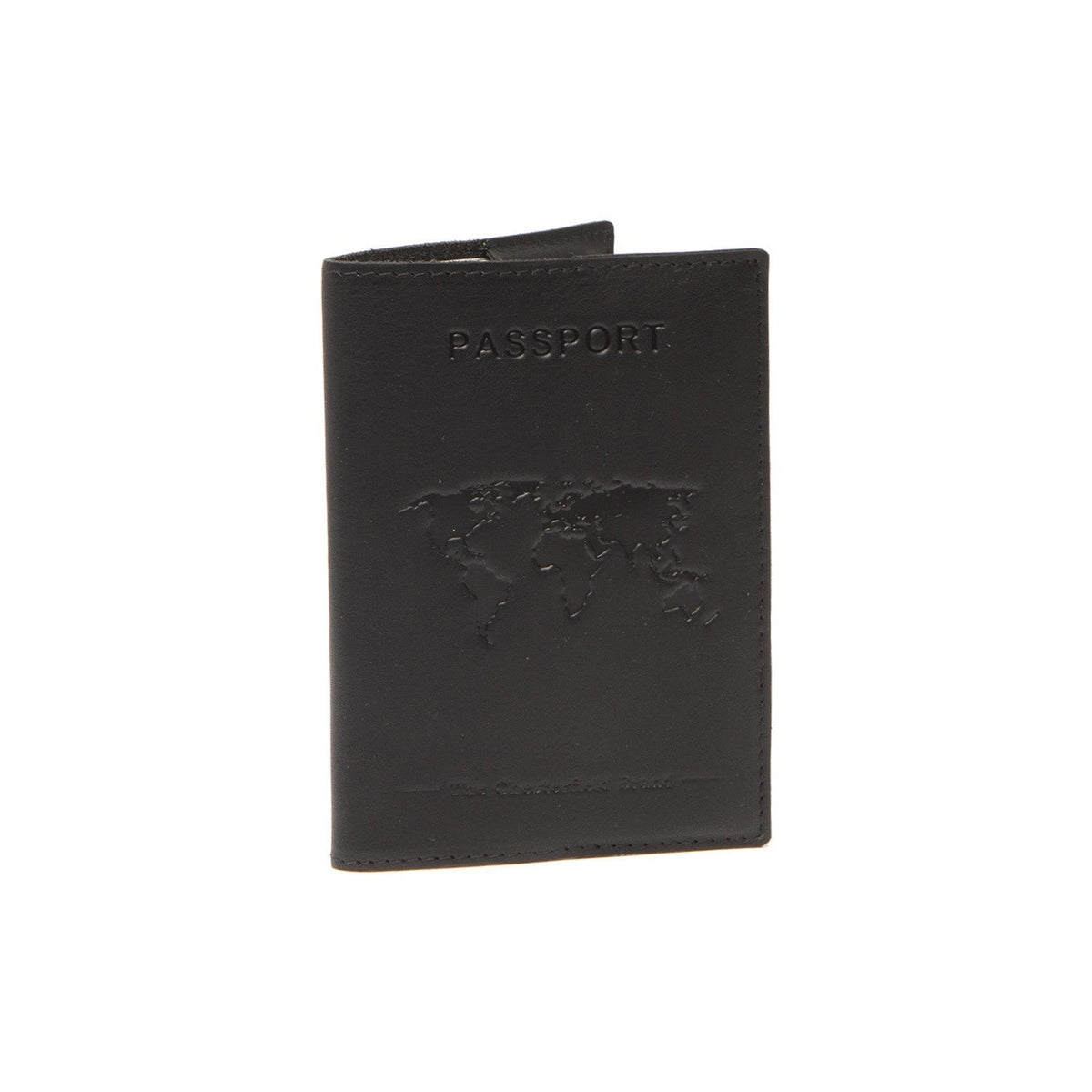 
Leather Passport Case in Classic 100% Full-Grain Leather - Front Profile View & Tailored Silhouette | Buy Online