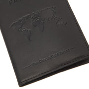 
Leather Passport Case - Lateral Side Profile View Showing Sleeve Cut & Athletic Taper Fit