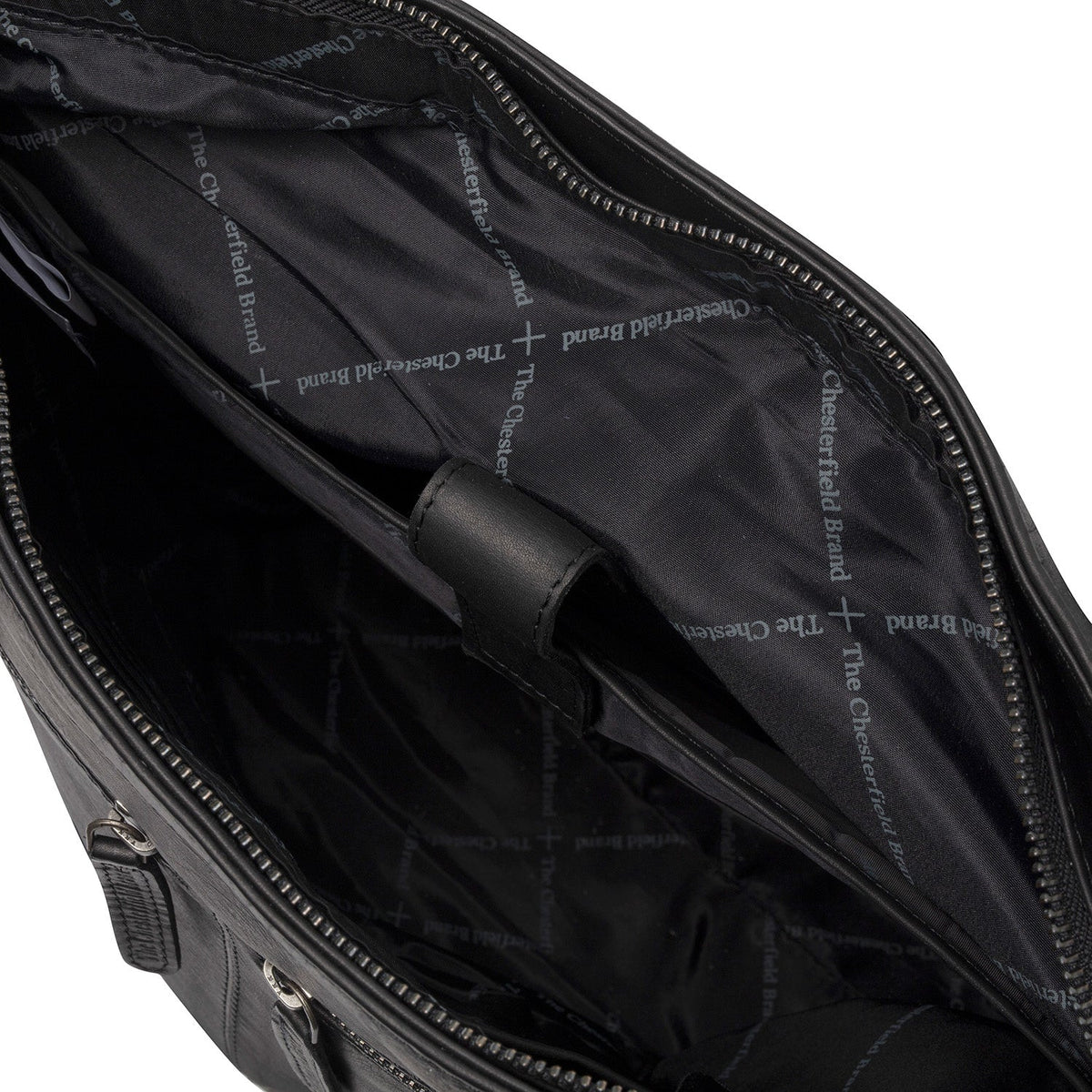 
Rome Full-Grain Leather Shopper - Structured Side Profile Showing Gusset Depth & Expansion Capacity