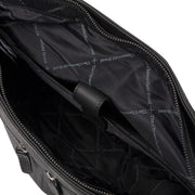 
Rome Full-Grain Leather Shopper - Structured Side Profile Showing Gusset Depth & Expansion Capacity