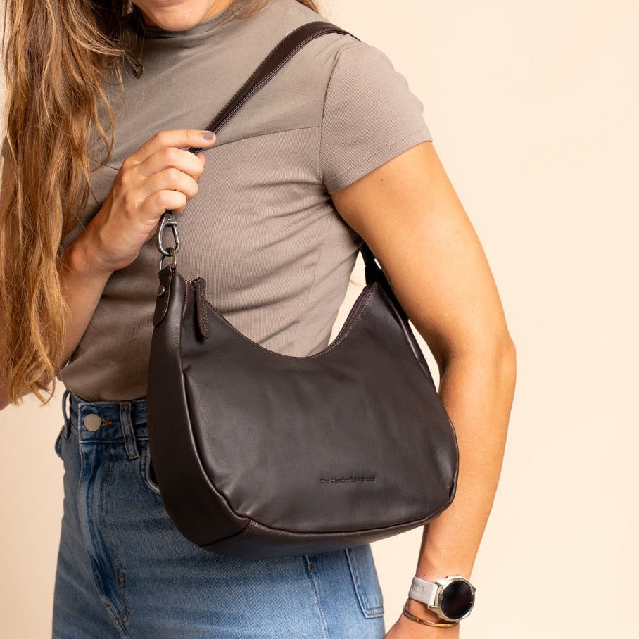 
Alexandria Full-Grain Leather Shoulder Bag – alternate product view 2