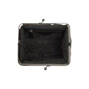 
Solid Antique Brass Hardware & Heavy-Duty Dual Zipper Detail on Andrade Full-Grain Leather Shoulder Bag