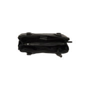 
Solid Antique Brass Hardware & Heavy-Duty Dual Zipper Detail on Belgrado Full-Grain Leather Shoulder Bag