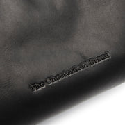 
Christie Full-Grain Leather Shoulder Bag - Structured Side Profile Showing Gusset Depth & Expansion Capacity