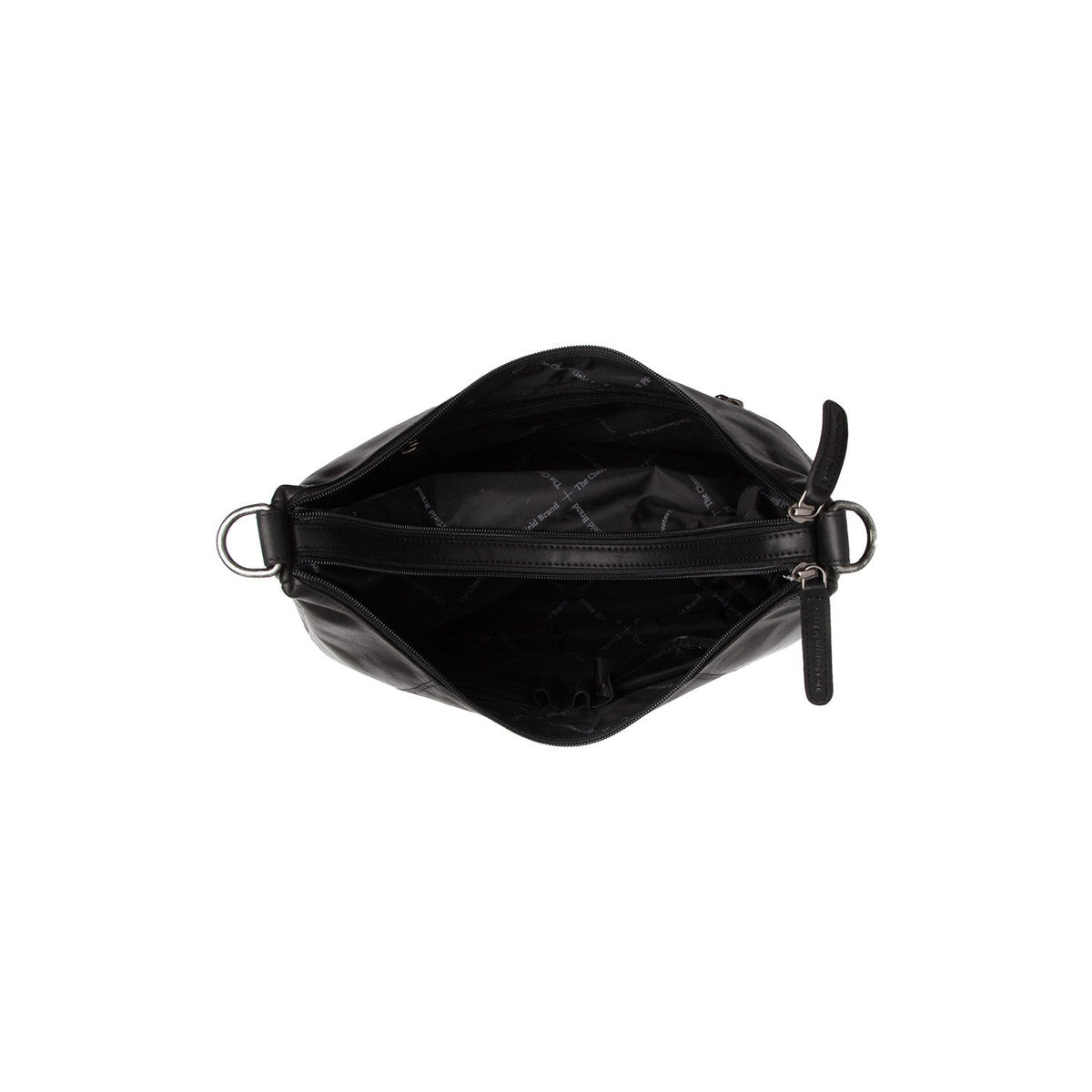 
Marle Full-Grain Leather Shoulder Bag - Structured Side Profile Showing Gusset Depth & Expansion Capacity