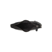 
Solid Antique Brass Hardware & Heavy-Duty Dual Zipper Detail on Nancy Full-Grain Leather Shoulder Bag