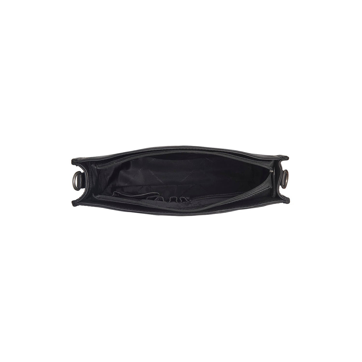 Interior View Showing Dedicated Padded Laptop Sleeve & Multi-Compartment Organization