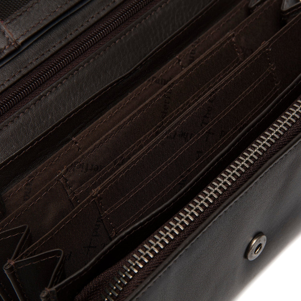 
Brown Leather Wallet Arvento, detail view 1