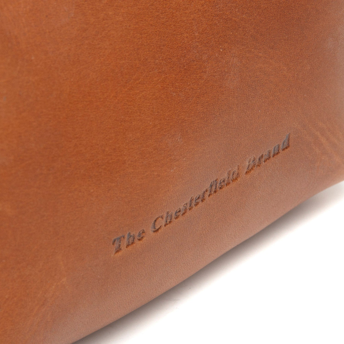 
Cognac Leather Wallet Calvia, detail view 4