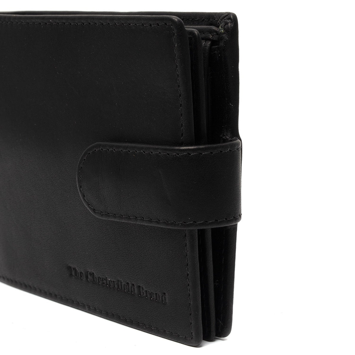 
Curtis Full-Grain Leather Wallet - Structured Side Profile Showing Gusset Depth & Expansion Capacity