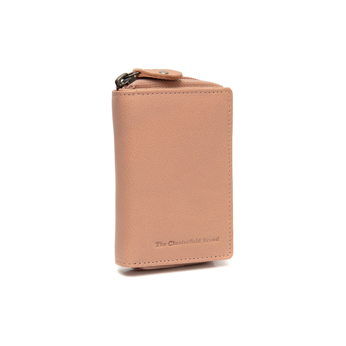 
Vintage Rose Leather Wallet Floren, front view