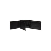 
Classic 100% Full-Grain leather Wallet - Rear Perspective Showing Reinforced Leather Straps & Stitching