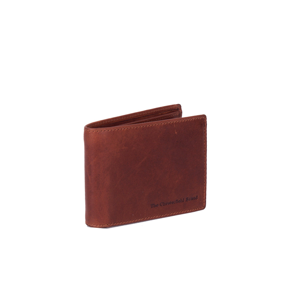 
Cognac Leather Wallet Marvin, front view
