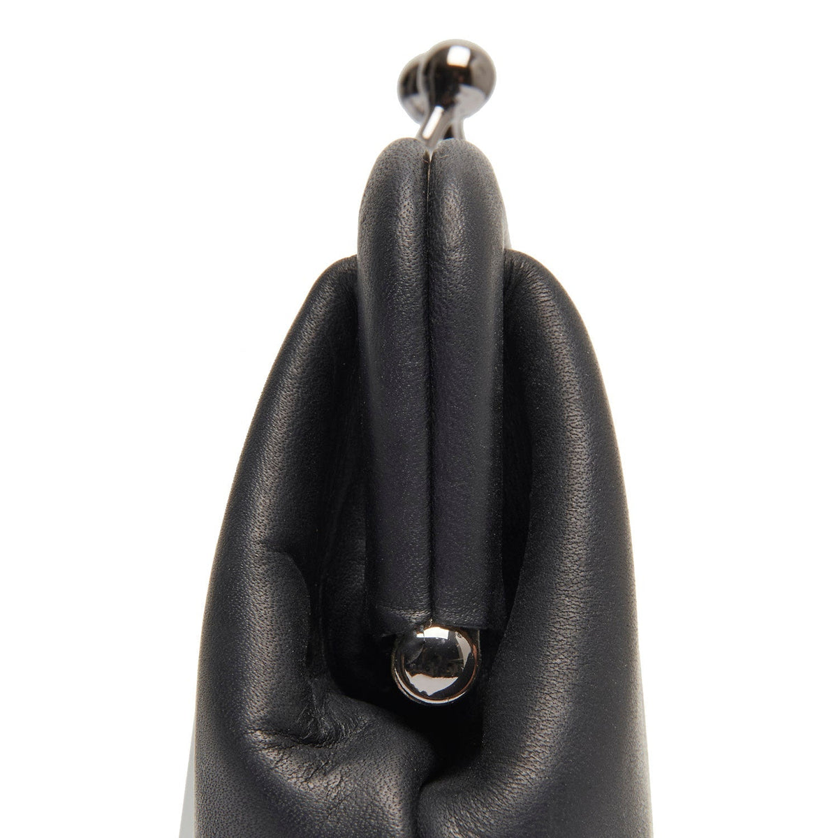 
Lunera Full-Grain Leather Handbag - Structured Side Profile Showing Gusset Depth & Expansion Capacity