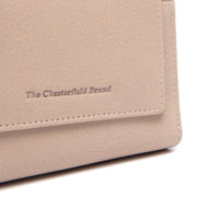 
Classic 100% Full-Grain leather Wallet - Rear Perspective Showing Reinforced Leather Straps & Stitching