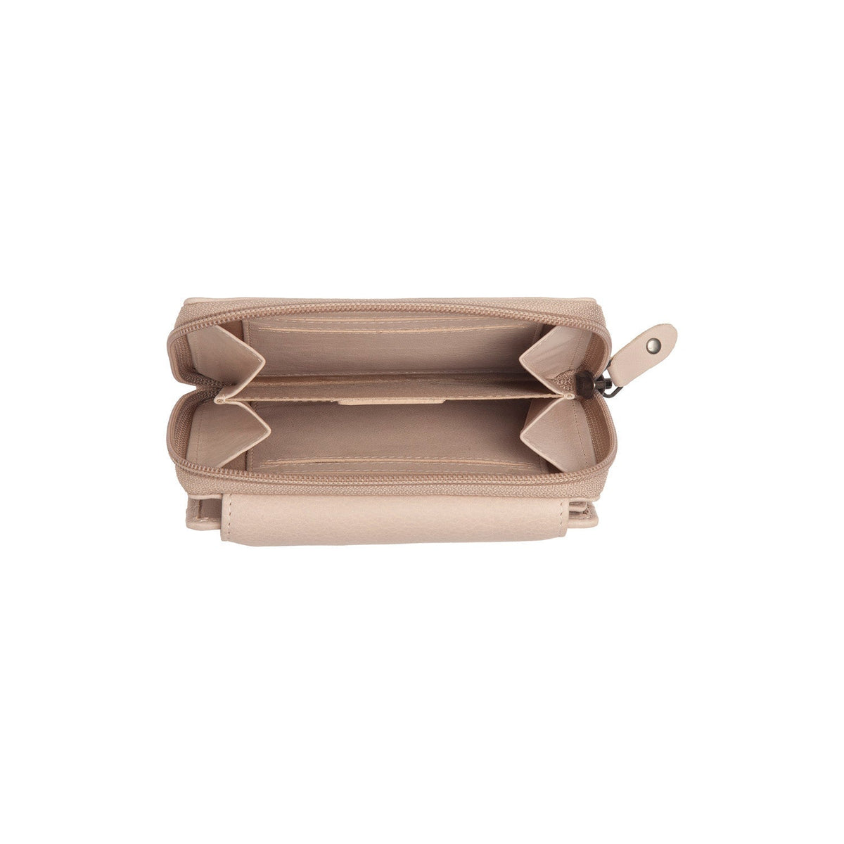 
Orveta Full-Grain Leather Wallet - Structured Side Profile Showing Gusset Depth & Expansion Capacity