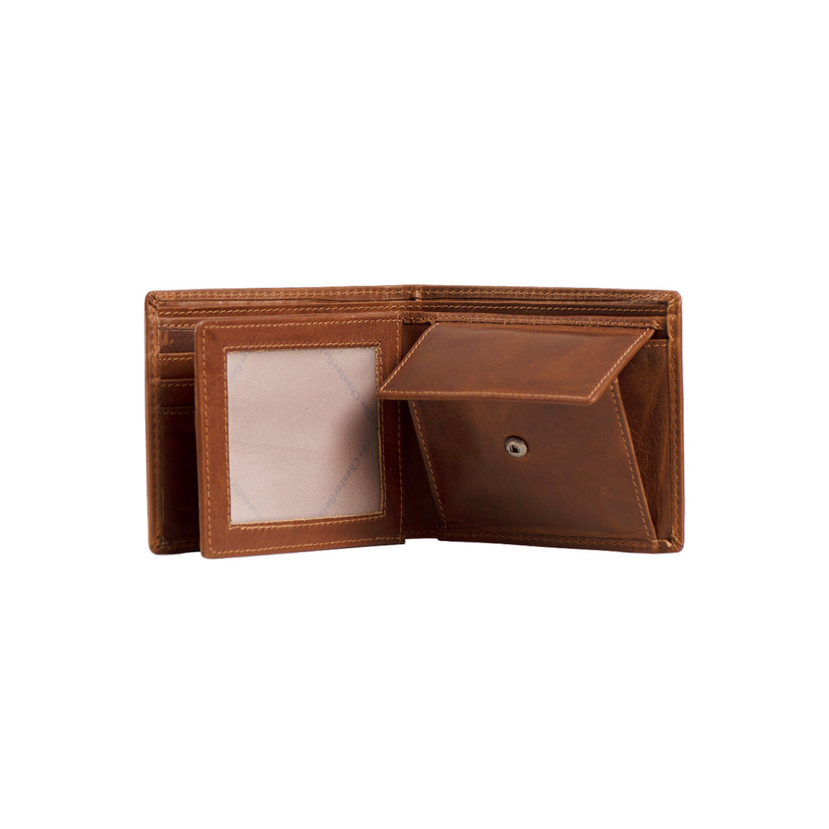 
Cognac Leather Wallet Ralph, detail view 3