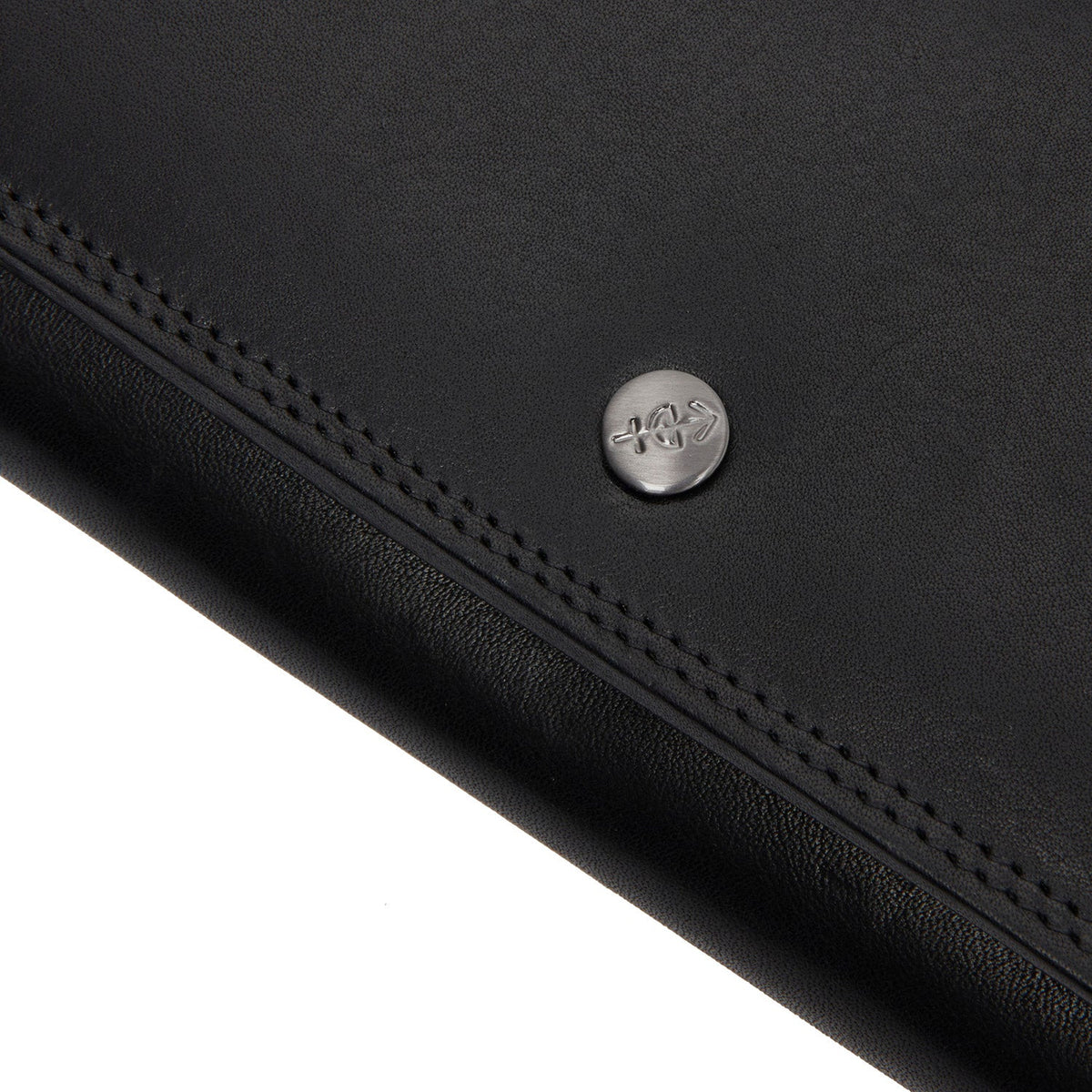 
Reinforced Leather Base with Protective Metal Studs Detail