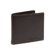 
Brown Leather Wallet Stephens, front view
