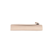 
Solid Antique Brass Hardware & Heavy-Duty Dual Zipper Detail on Valetta Full-Grain Leather Wallet